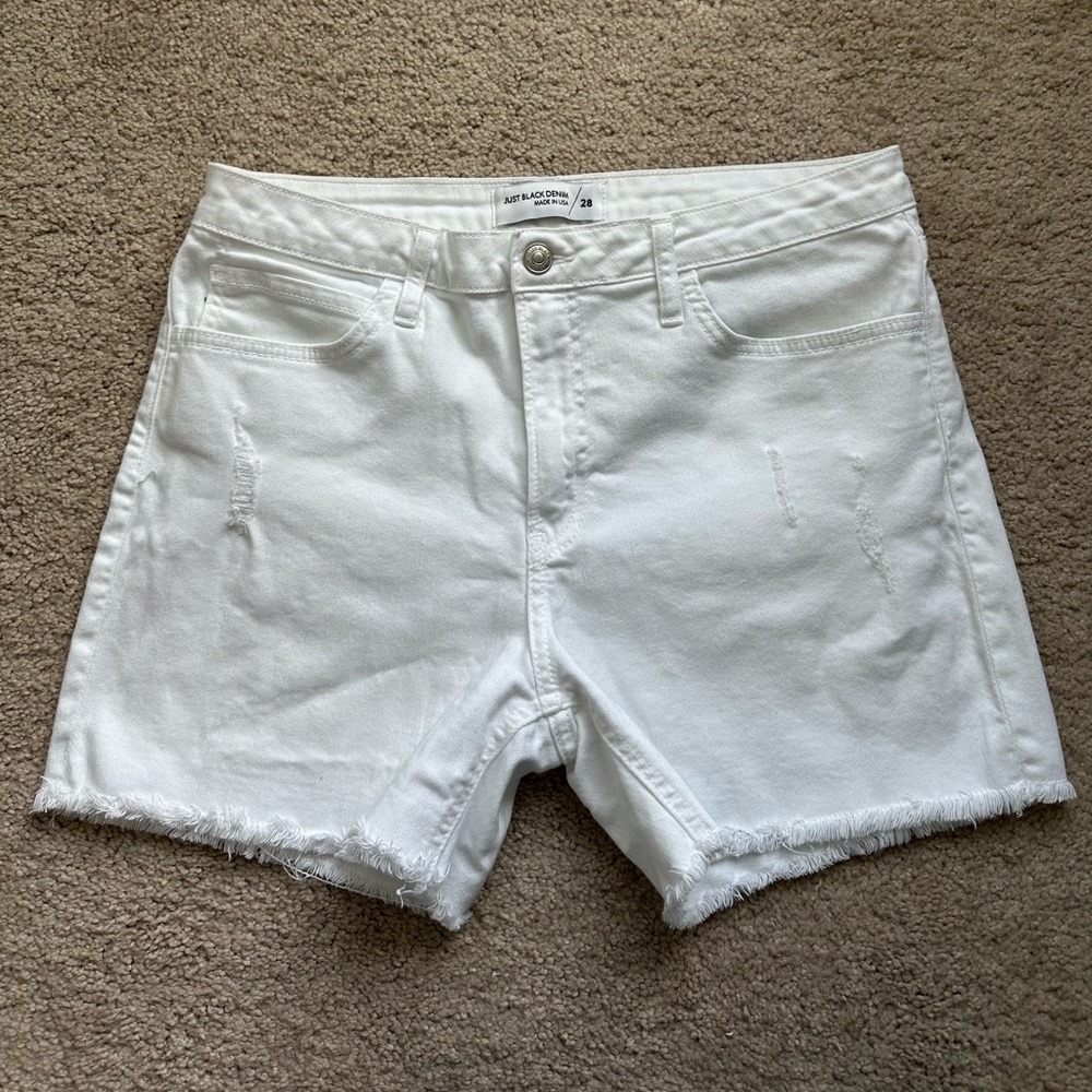 Just Black Denim Shorts